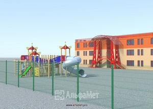 2D ограждения для школ и детских садов в Омске