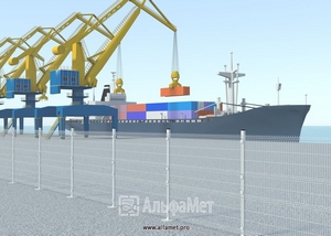 2D ограждения для морских и речных портов в Омске