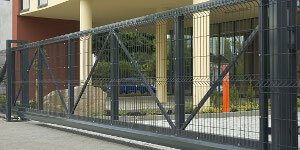 Ворота откатные для 2D и 3D ограждений в Омске